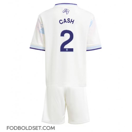 Aston Villa Matty Cash #2 Tredje trøje Børn 2025-26 Kortærmet (+ Korte bukser)